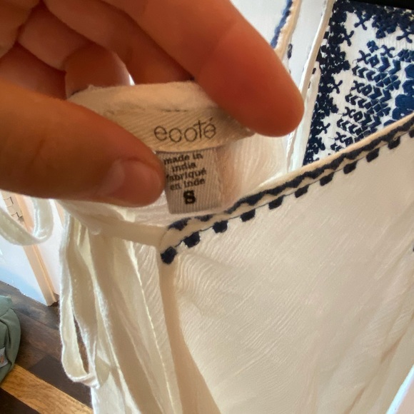 Open-Backed Embroidered Tank from Urban Outfitters - Picture 1 of 4